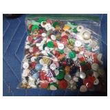 Vintage and modern buttons