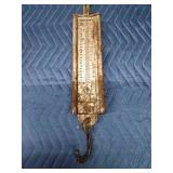 Large vintage metal scale
