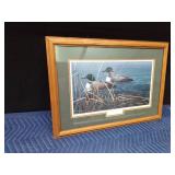 Framed Loon print "Together Always" by Cynthie Fisher