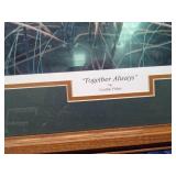 Framed Loon print "Together Always" by Cynthie Fisher