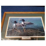 Framed Loon print "Together Always" by Cynthie Fisher