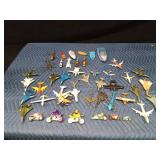 Toy boats, motorcycles, planes, helicopters