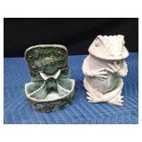 Fountain and garden frog