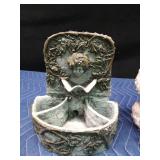 Fountain and garden frog