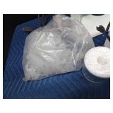 Growing light with calibration system, power converter box and branch clips with twine