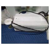 Growing light with calibration system, power converter box and branch clips with twine