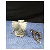 Gargoyle garden water spitter with pump