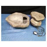 Large 2pc rock fountain with pump