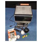 Gourmia automatic expresso maker with all the accessories and manual