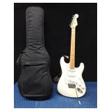 1973 Fender Stratocaster electric guitar Olympic white with bag