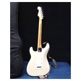 1973 Fender Stratocaster electric guitar Olympic white with bag