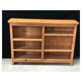 Solid Wood Shelving Unit with Adjustable Shelves - Smoke Free