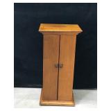 Solid Wood Storage Cabinet with Swing Out Doors - Smoke Free