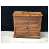 Solid Wood 2 Drawer Dresser - Smoke Free