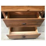 Solid Wood 2 Drawer Dresser - Smoke Free