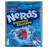 Nerds Gummy Cluster Very Berry 3oz 12 Pack Case - Brand New