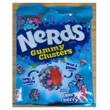 Nerds Gummy Clusters Very Berry 3oz 12 Pack Case - Brand New