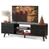 Modern TV Stand for 55" to 60" TVs Black $99.99 Retail - Brand New