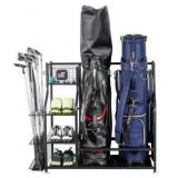 Mythinglogic Golf Storage Garage Organizer Rack $94.99 Retail - Brand New