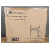 Toilet Seat Riser with Arms Adjustable Height $60.99 Retail - Brand New