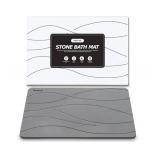 Nestvibes Stone Bath Mat 15" x 24" Dark Gray $39.99 Retail - Brand New