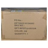 Velvet Round Footrest Ottoman Green - Brand New