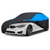 Waterproof Car Cover for Sedans Universal Fit Red and Black $49.99 Retail - Brand New