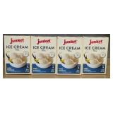 Junket Ice Cream Mix Vanilla 4 Pack - Brand New