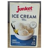Junket Ice Cream Mix Vanilla 4 Pack - Brand New