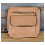 A New Day Tan Leather Purse with Strap $39.99 Retail - Brand New