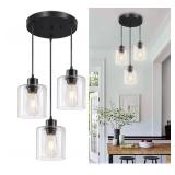 3 Pendent Light Fixture for Kitchen Island $39.99 Retail - Brand New
