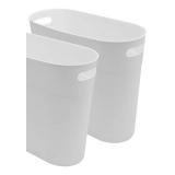 Plastic Trash Cans 3.2G 2 Pack - Brand New