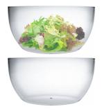 Large Acrylic Salad Bowls 2 Pack - Brand New