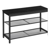 Storage Bench or TV Stand 29" Black $49.99 Retail - Brand New