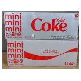 Diet Coke Mini 2 - 10 Pack - Brand New