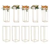 Center Piece Vase Stands Golden $52.99 Retail - Brand New