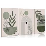 Boho Wall Decor 3 Piece Set 24" x 16" - Brand New