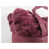 2 Pack of new faux fur decorative p...