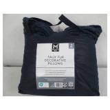 2 Pack of new faux fur decorative p...