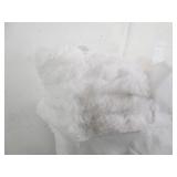 2 Pack of new faux fur decorative p...
