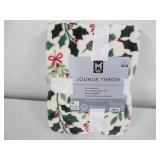 60 x 70" lounge throw...