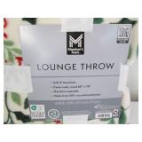60 x 70" lounge throw...