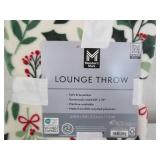 60 x 70" lounge throw...