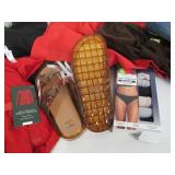 All new ladies clothes and sandals...