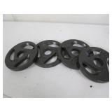 4 10 Pound weights...