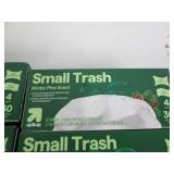 Lot of small drawstring trash bags...