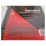 8 19" Adjustable grill grates...