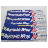 6 Rolls of Reynolds aluminum foil...