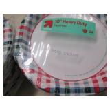 6 24 Packs of large plates...