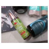 Plastic tub filled with home and H&...